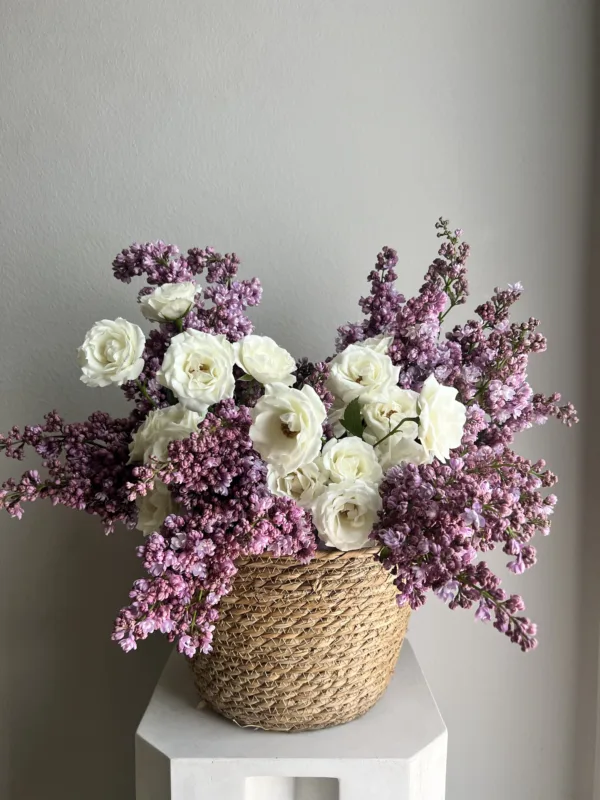Basket of Lilacs